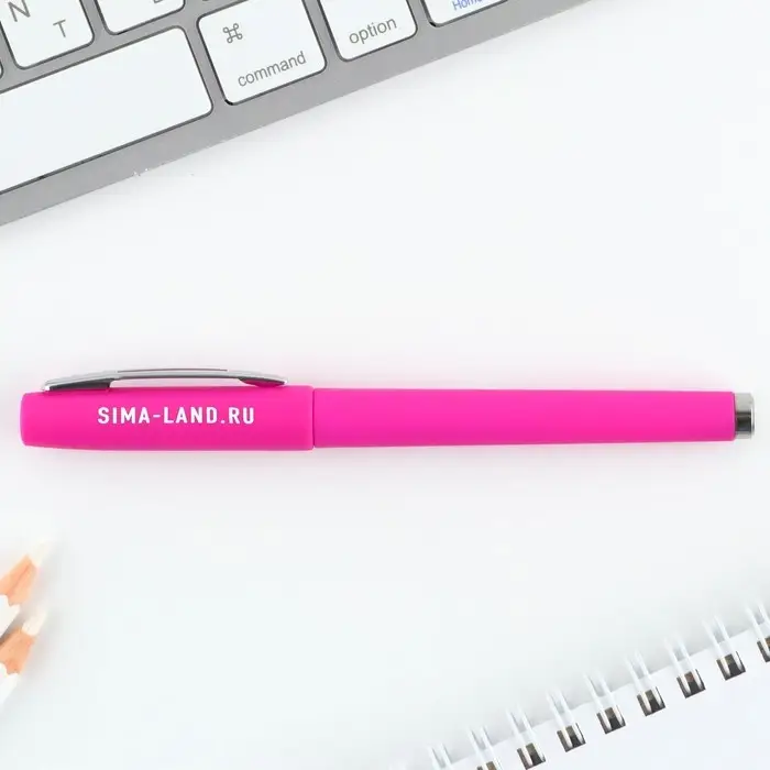 Ручка гелевая, синяя паста, 0.7 мм, корпус пластик &laquo;8 марта&raquo;