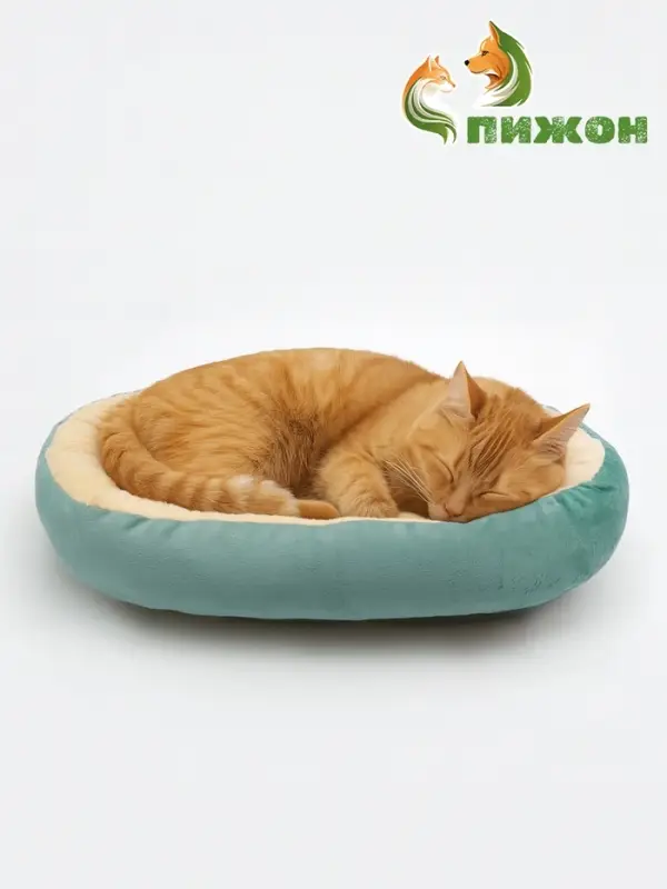 Лежанка для животных, 50*45 см, мятная Лежанка для животных, 50*45 см, мятная