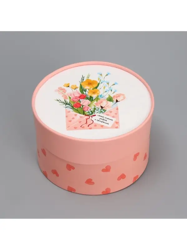 Коробка подарочная, упаковка, &laquo;Букет&raquo; 8&times;12&plusmn;1 см