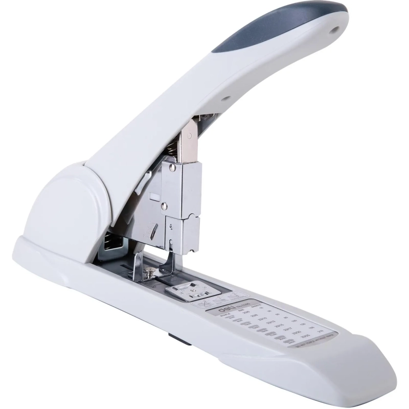 Степлер мощный Deli E0395(N23/6-23/25)до 210лис,энергосбер,пласт/мет,ассор