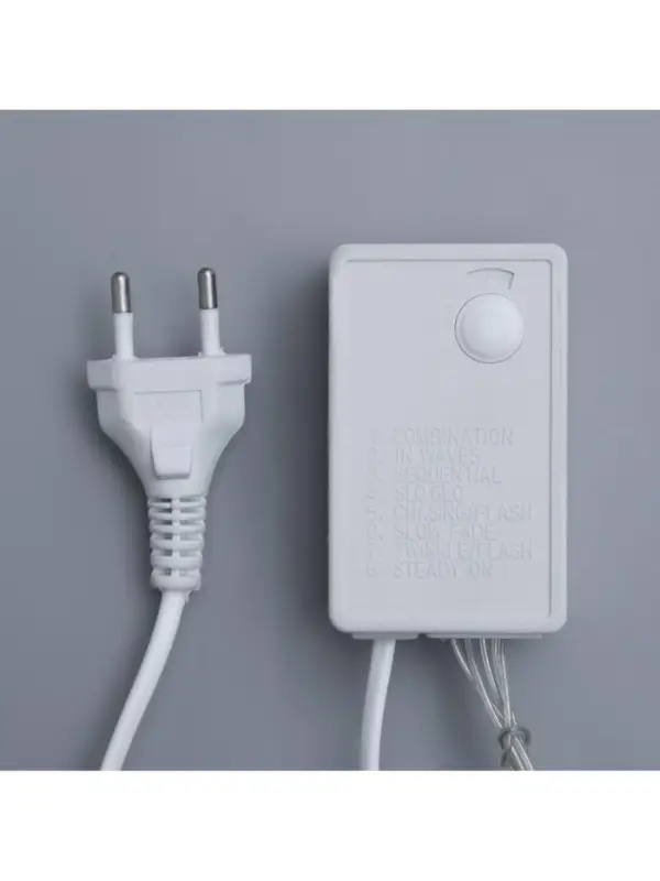 Гирлянда &laquo;Водопад&raquo; 2&times;1.5 м, IP44, прозрачная нить, 400 LED, свечение мульти, 8 режимов, 220 В