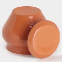 Горшочек под жаркое с крышкой Вятская керамика &laquo;Терракота&raquo;, 700 мл, оранжевый