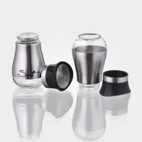 Набор для специй "Сияние.Silver", 2 шт, на подставке Набор для специй "Сияние.Silver", 2 шт, на подставке