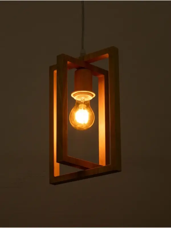 Светильник BayerLux ЭКО &laquo;Кира&raquo;, 1&times;40 Вт, Е27, коричневый, 20&times;20&times;100 см