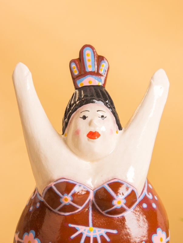 Фигурка на подставке «Балерина», 11×7×23 см, дерево, красная Фигурка на подставке «Балерина», 11×7×23 см, дерево, красная