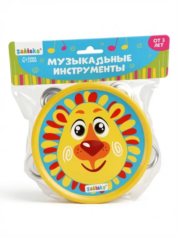 Музыкальная игрушка бубен &laquo;Давай поиграем!&raquo;