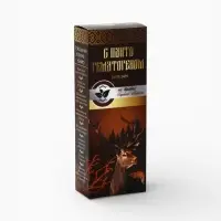 Бальзам безалкогольный &laquo;С пантогематогеном&raquo;: шиповник, рябина, красный корень, золотой корень, зверобой, аир, девясил, пантогематоген, в пластиковой бутылке, 250 мл.