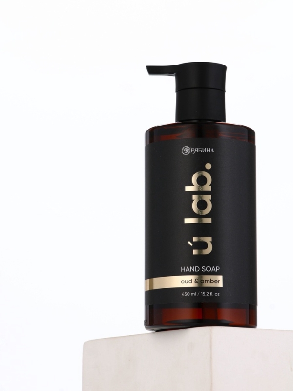 ULAB Жидкое мыло для рук "Уд и амбра", 450 мл