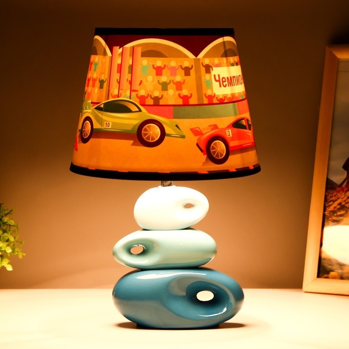 Настольная лампа  Настольная лампа "Тачки" Е14 15Вт 25х25х38 см RISALUX