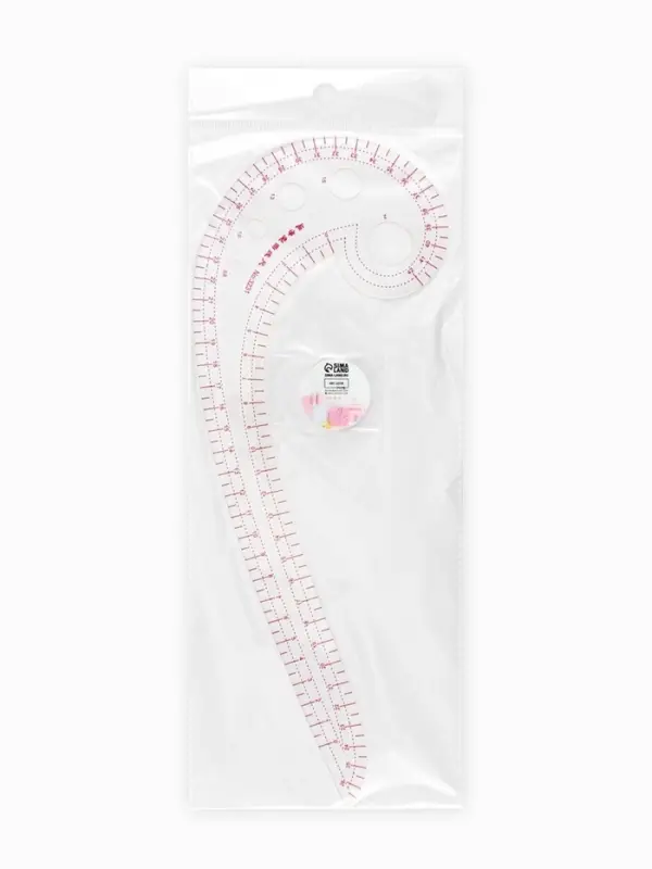 Лекало портновское метрическое &laquo;Улитка&raquo;, 30&times;10.5 см, s=0.5 мм, прозрачное