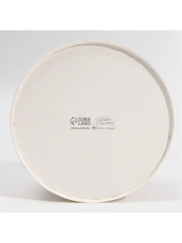 Коробка для макарун, кондитерская упаковка тубус с окном, Love, 16&times;16&times;5 см