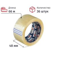 Клейкая лента одностор. упаковоч. UNIBOB 700 48ммх66м47мкм, прозр.,36шт/уп