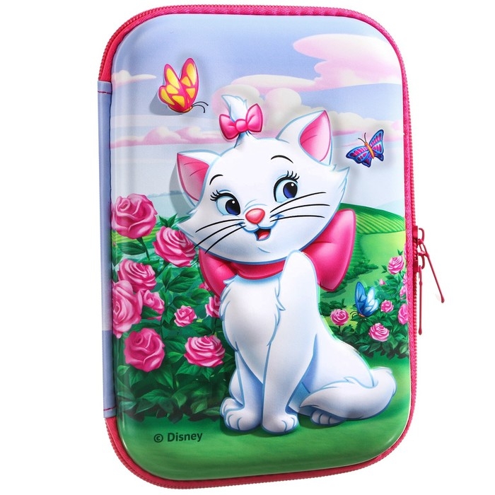 Пенал каркасный 2 секции, с эффектом 3D, 150х220х40 мм, Коты Аристократы Пенал каркасный 2 секции, с эффектом 3D, 150х220х40 мм, Коты Аристократы