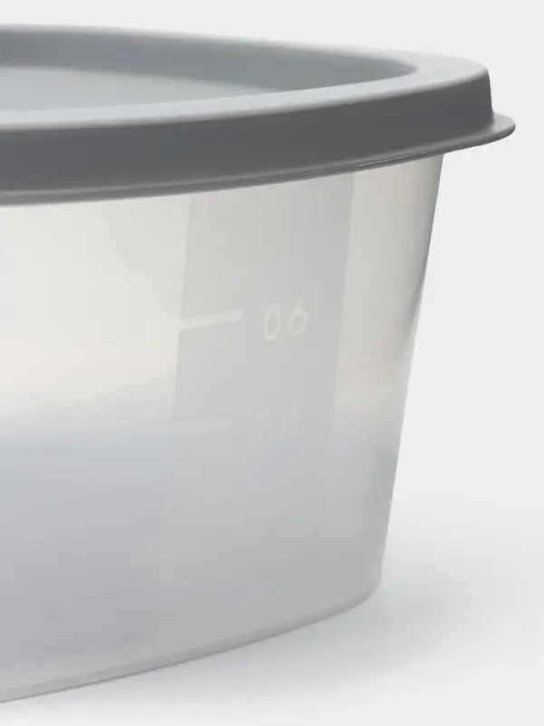 Набор пищевых контейнеров SparkPlast BioFresh, 4 шт.: 230 мл, 500 мл, 900 мл, 1.55 л, пластик, крышка МИКС