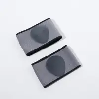 Супинаторы для обуви, амортизирующие, на манжете, текстильные, 10&times;9 см, пара, чёрные