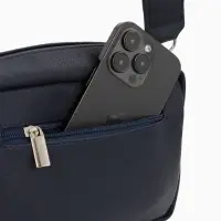 Сумка женская кросс-боди TEXTURA на молнии, 21&times;7&times;13 см, синяя