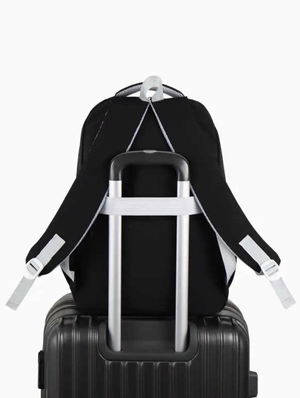 Рюкзак школьный &laquo;Зайчик&raquo;, однотонный, для девочки, 31&times;13&times;48 см, чёрный