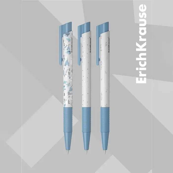 Ручка шариковая автоматическая ErichKrause Frozen Beauty Matic&Grip, узел 0.7 мм, чернила синие, резиновый держатель, тонкое письмо, корпус Soft Touch Ручка шариковая автоматическая ErichKrause Frozen Beauty Matic&Grip, узел 0.7 мм, чернила синие, резиновый держатель, тонкое письмо, корпус Soft Touch