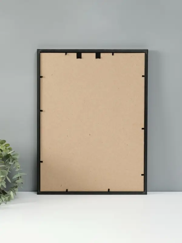 Фоторамка для фото 30&times;40 см Keep memories &laquo;Гамма&raquo;, пластик, чёрный с серебром, (пластиковый экран)