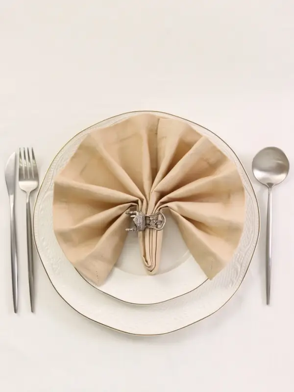 Кольцо для салфеток &laquo;Кресло&raquo;, 6&times;3&times;5 см, латунь