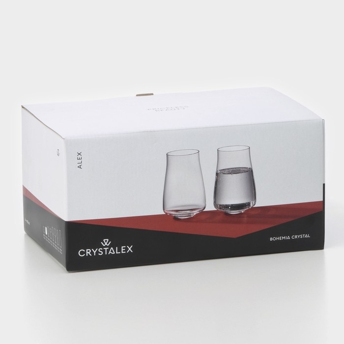 Набор стеклянных стаканов Alex, 400 мл, 6 шт Набор стеклянных стаканов Alex, 400 мл, 6 шт