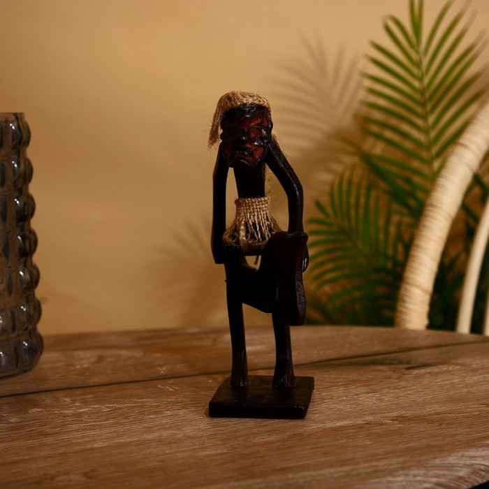 Сувенир «Абориген на коне», 14×7×23 см, дерево Сувенир «Абориген на коне», 14×7×23 см, дерево