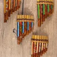 Сувенирный музыкальный инструмент &laquo;Флейта&raquo;, 20&times;3&times;14 см, МИКС