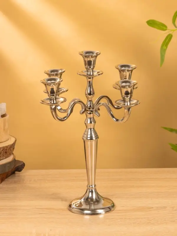 Подсвечник Подсвечник "Джания" на 5 свечей 18х23х33,5 см, алюминий