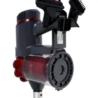 Пылесос Sakura SA-8322R, вертикальный, 800 Вт, 1 л, 79 дБ, шнур 4 м, 4 насадки, красный, серый