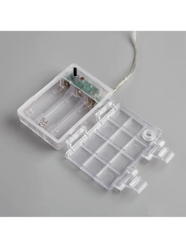 Светодиодная фигура &laquo;Олень серебристый&raquo; 25&times;30&times;10 см, металл, от батареек ААх3, свечение тёплое белое