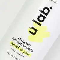 Средство для мытья пола, аромат сандал и груша, 1000 мл, ULAB Средство для мытья пола, аромат сандал и груша, 1000 мл, ULAB