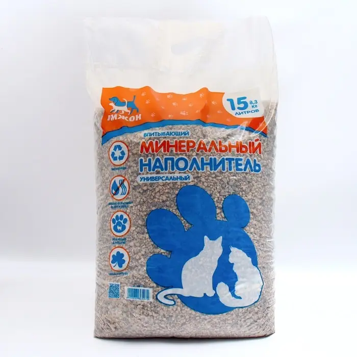 Наполнитель минеральный впитывающий &laquo;Пижон&raquo; универсальный, 15 л