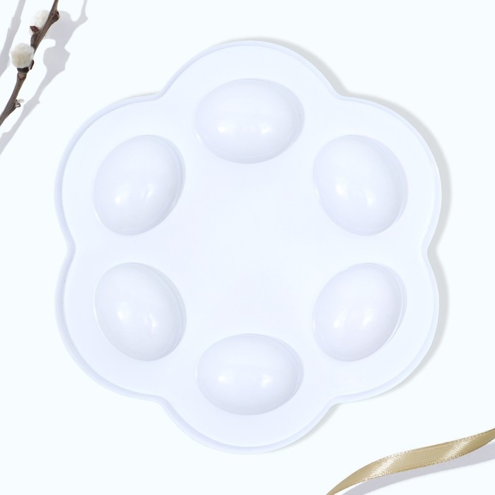 Пасхальная подставка на 6 яиц «Светлой Пасхи!», 21,5 х 19.9 см. Пасхальная подставка на 6 яиц «Светлой Пасхи!», 21,5 х 19.9 см.