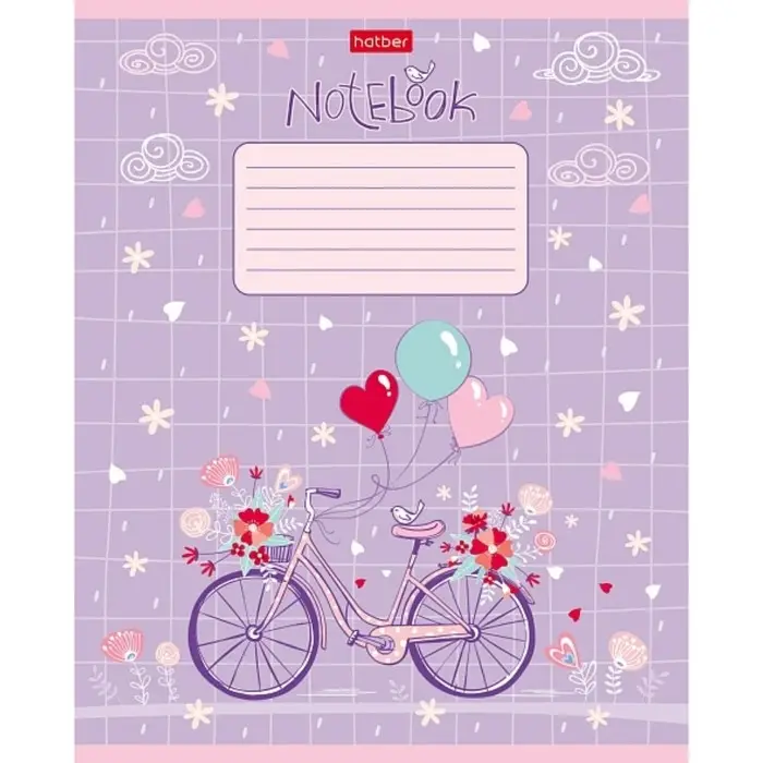 Тетрадь 24л кл Замечтательно!, обл мел карт, скругл углы, бл 65 г/м2, МИКС