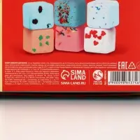 Бомбочки для ванны с добавками &laquo;Сказочно внутри&raquo;, набор 6 шт.&times;70 г, Чистое счастье