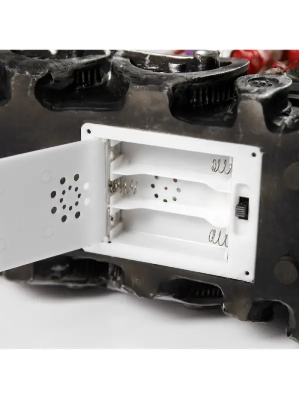 Светодиодная фигура &laquo;Паровоз с Дедом Морозом&raquo; 26.5&times;19.5&times;12.5 см, полистоун, от батареек ААх3, USB, свечение мульти