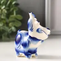 Фигурка фарфор &laquo;Маруся козочка&raquo;, 8.5 см, гжель, МИКС