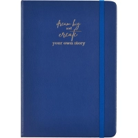 Ежедневник недатированный синий, А5 136 л., Story, ATTACHE