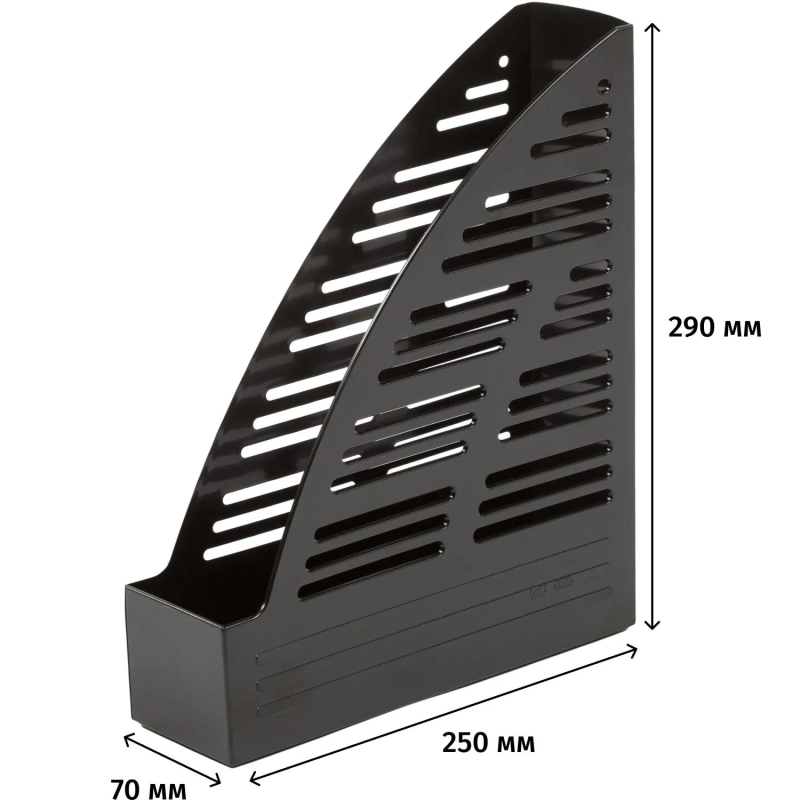 Лоток вертикальный Attache 70мм (65) черный