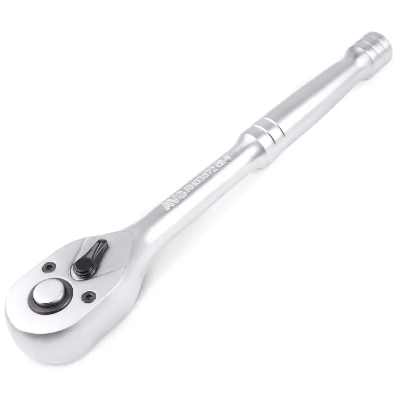 Рукоятка трещоточная 1/4"DR 72 зубца (металлическая ручка) AVS RH01472