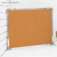 Доска двусторонняя, пробковая и магнитно-маркерная, 60&times;45 см