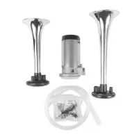 Сигнал автомобильный AVS HR 02 (2 шт. комплект) Хром