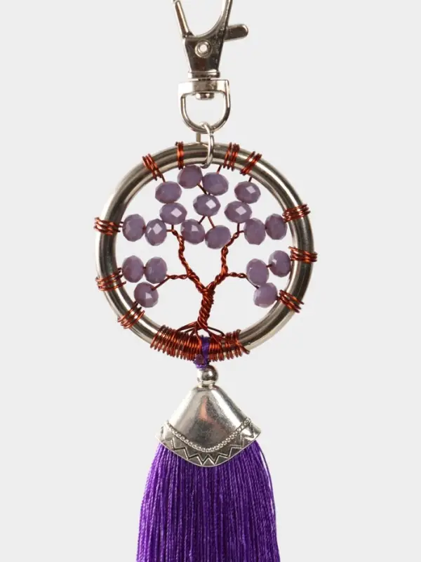 Брелок ловец снов Брелок ловец снов "Древо жизни" 19 см, цв. фиолетовый