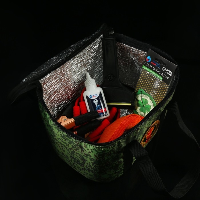 Подарочный набор автомобилиста в термосумке, 6 предметов Подарочный набор автомобилиста в термосумке, 6 предметов