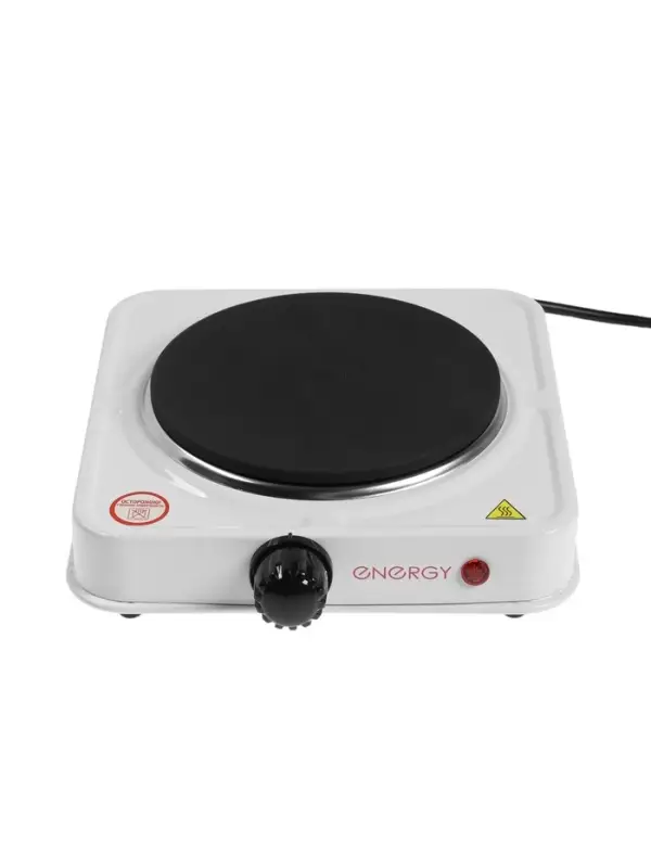 Плитка электрическая ENERGY EN-901, 1000 Вт, 155 мм, 1 конфорка, белая