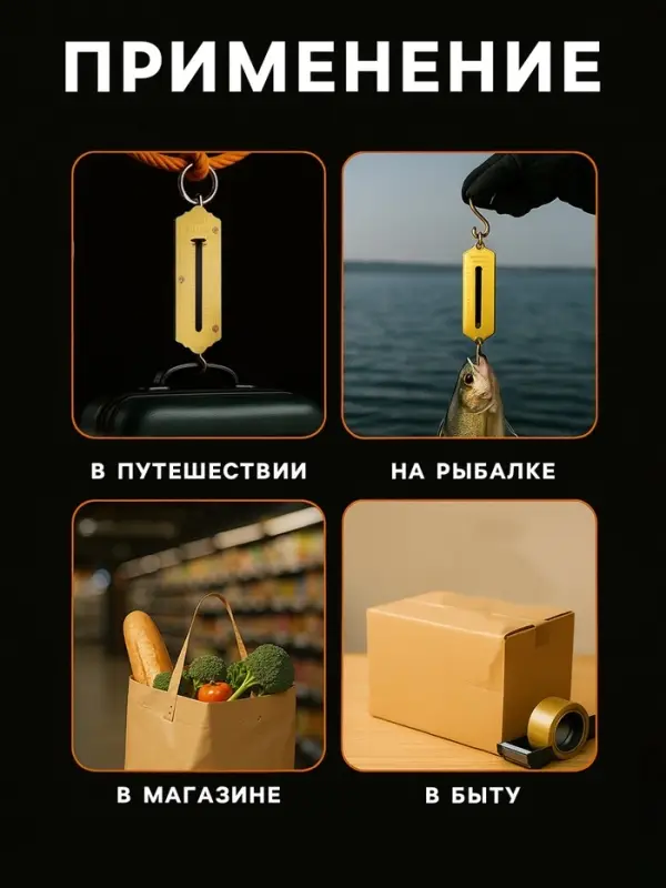 Весы-безмен Luazon, механические, до 10 кг, цена деления 200 г