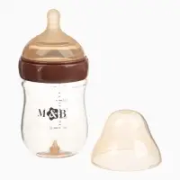 Бутылочка для кормления, антиколиковая, боросиликатное стекло, 160 мл M&B