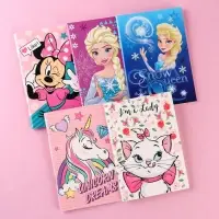 Блокнот А6, 32 листа, на скобе, для девочки, МИКС