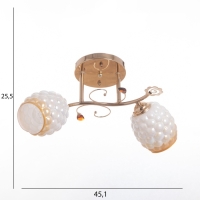 Люстра "Аннис" 2х40Вт Е27 Золото МОДЕЛЬ: 2612360