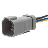 Разъем 6 pin с проводами серии Deutsch DT04-6P для ГАЗ, КАМАЗ, DAF, IVECO, MAN, Scania